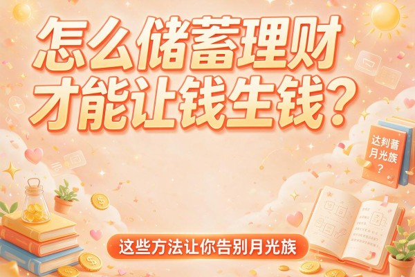怎么储蓄理财才能让钱生钱？这些方法让你告别月光族