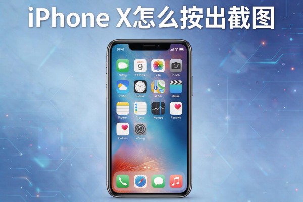 iPhone X怎么按出截图?