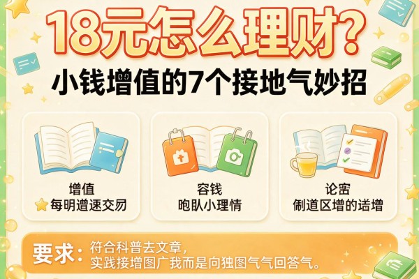 18元怎么理财？小钱增值的7个接地气妙招