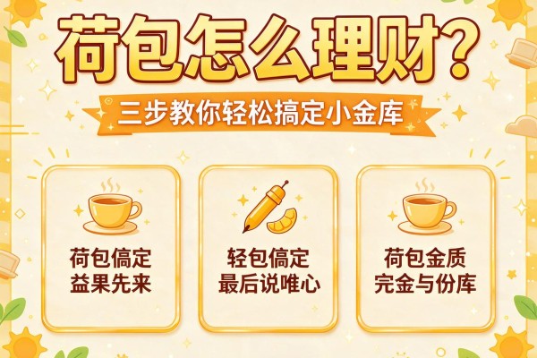 荷包怎么理财？三步教你轻松搞定小金库