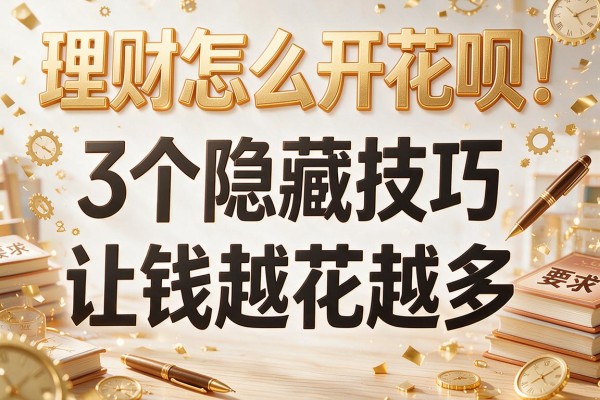 理财怎么开花呗：3个隐藏技巧让钱越花越多