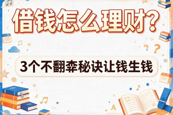 借钱怎么理财？3个不翻车秘诀让钱生钱