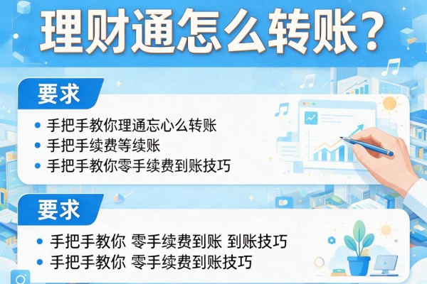 理财通怎么转账？手把手教你零手续费到账技巧