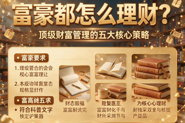 富豪都怎么理财？揭秘顶级财富管理的五大核心策略