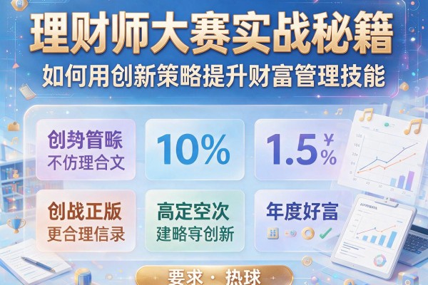 理财师大赛实战秘籍：如何用创新策略提升财富管理技能
