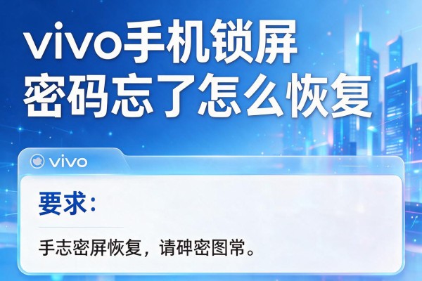 vivo手机锁屏密码忘了怎么恢复