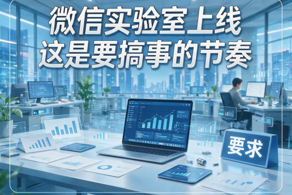 微信实验室上线 这是要搞事的节奏?