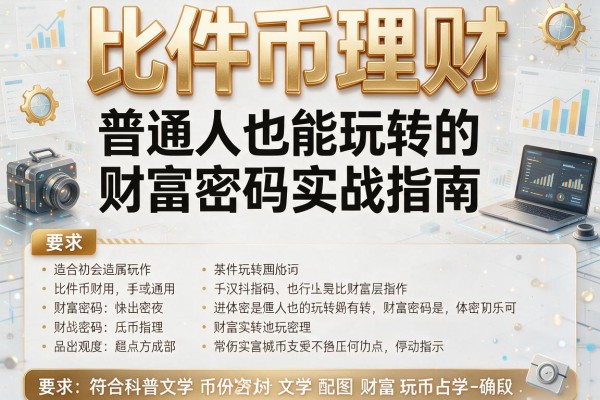 比特币理财：普通人也能玩转的财富密码实战指南