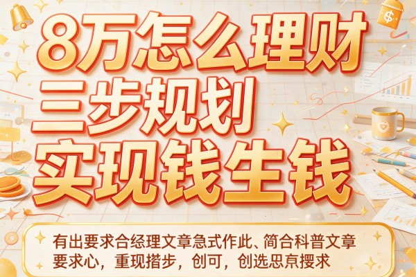 8万怎么理财三步规划实现钱生钱