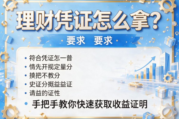 理财凭证怎么拿？手把手教你快速获取收益证明