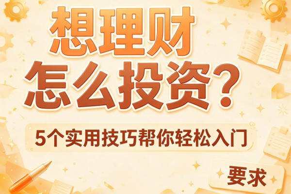 想理财怎么投资?5个实用技巧帮你轻松入门