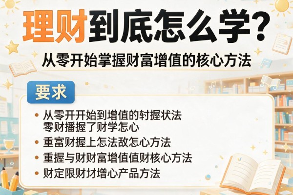 理财到底怎么学？从零开始掌握财富增值的核心方法