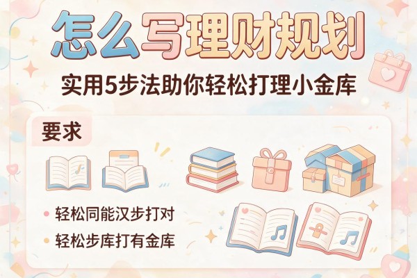 怎么写理财规划：实用5步法助你轻松打理小金库