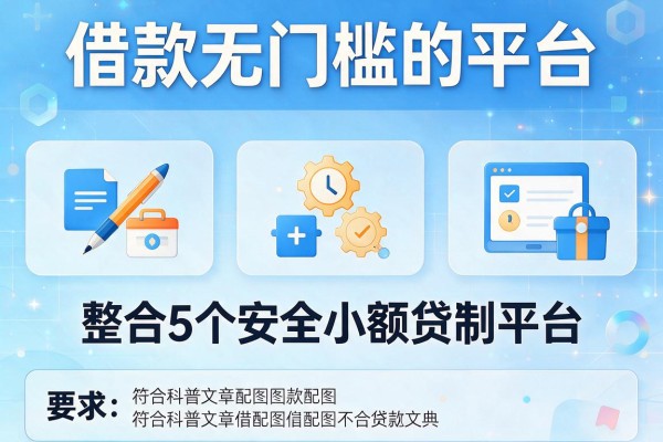 借款无门槛的平台,整合5个安全小额贷款平台
