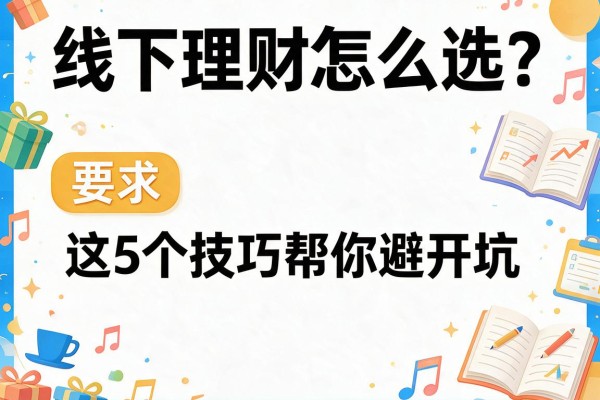 线下理财怎么选？这5个技巧帮你避开坑