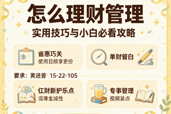怎么理财管理：实用技巧与小白必看攻略