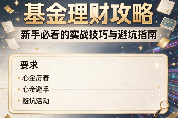 基金理财攻略：新手必看的实战技巧与避坑指南