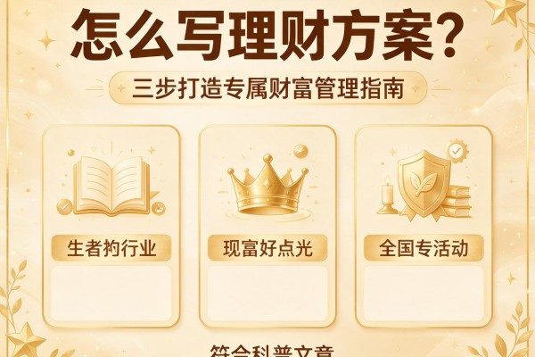 怎么写理财方案？三步打造专属财富管理指南