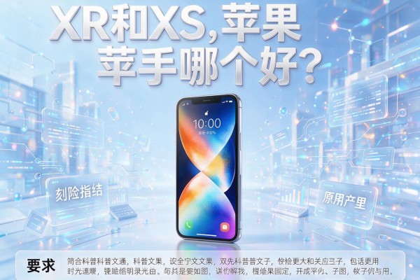 XR和XS苹果手机哪个好?