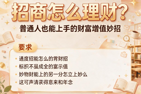 招商怎么理财？普通人也能上手的财富增值妙招