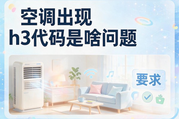 空调出现h3代码是啥问题