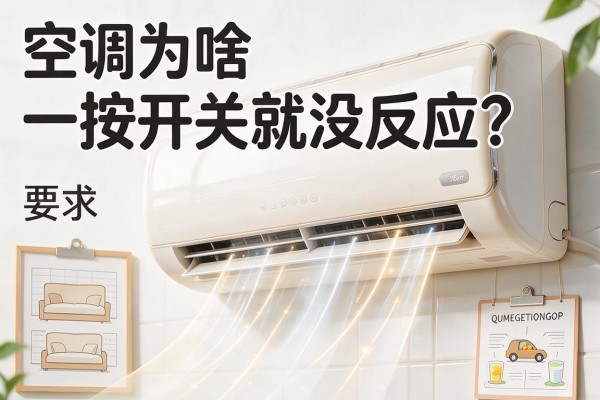 空调为啥一按开关就没反应？