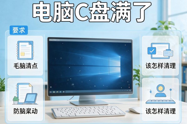 电脑C盘满了该怎样清理？