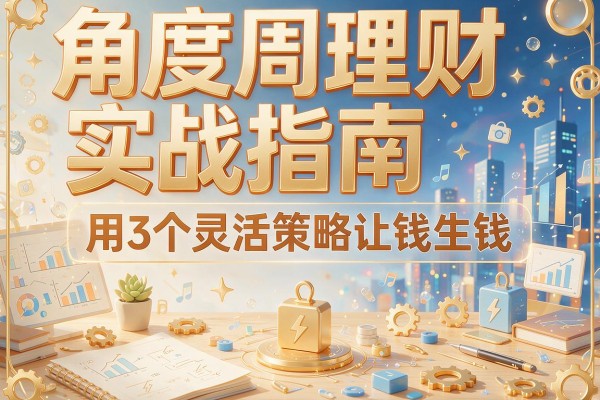 角度周理财实战指南：用3个灵活策略让钱生钱