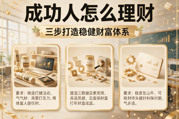 成功人怎么理财：三步打造稳健财富体系