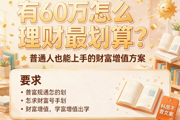 有60万怎么理财最划算？普通人也能上手的财富增值方案