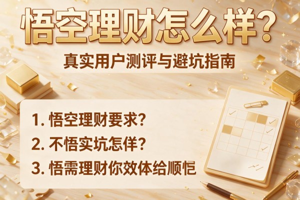 悟空理财怎么样？真实用户测评与避坑指南