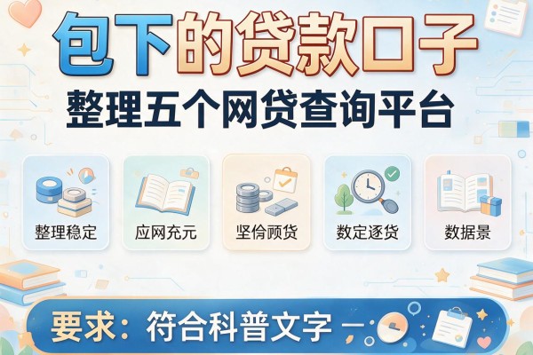 包下的贷款口子,整理五个网贷查询平台