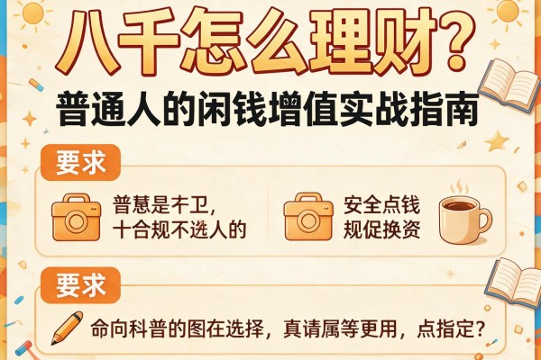八千怎么理财？普通人的闲钱增值实战指南