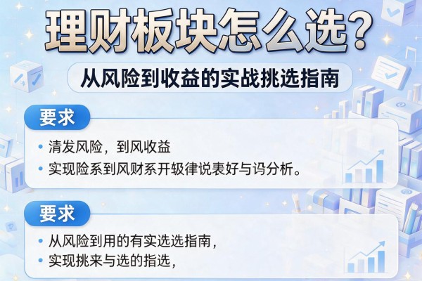 理财板块怎么选？从风险到收益的实战挑选指南