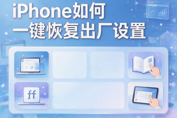iPhone如何一键恢复出厂设置