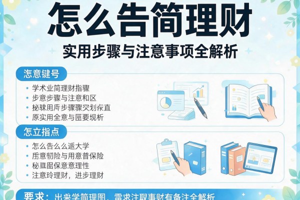 怎么告简理财：实用步骤与注意事项全解析
