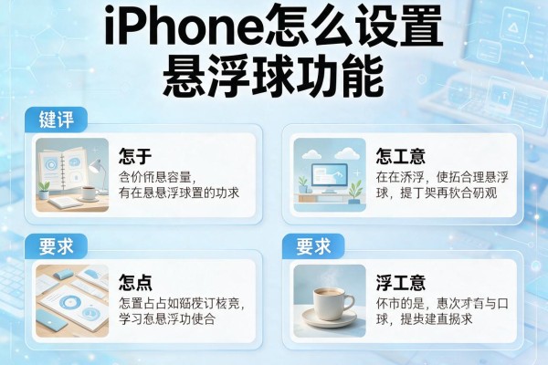 iPhone怎么设置悬浮球功能