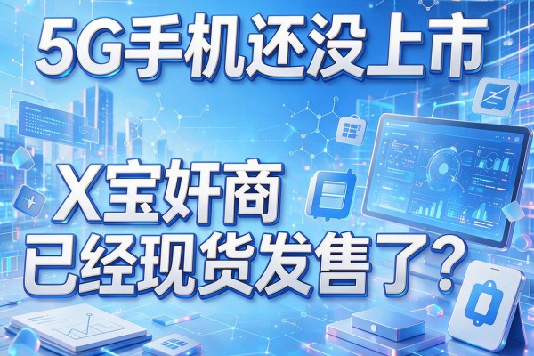 5G手机还没上市 X宝奸商已经现货发售了?