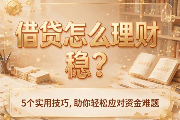 借贷怎么理财稳？5个实用技巧助你轻松应对资金难题