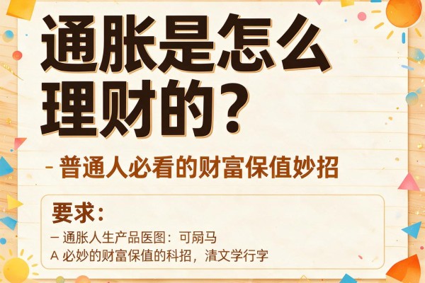 通胀是怎么理财的？普通人必看的财富保值妙招