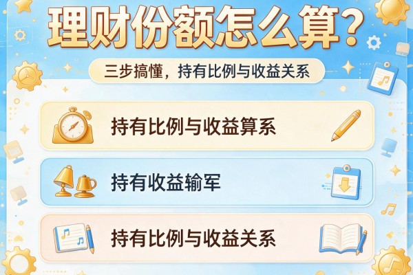 理财份额怎么算？三步搞懂持有比例与收益关系