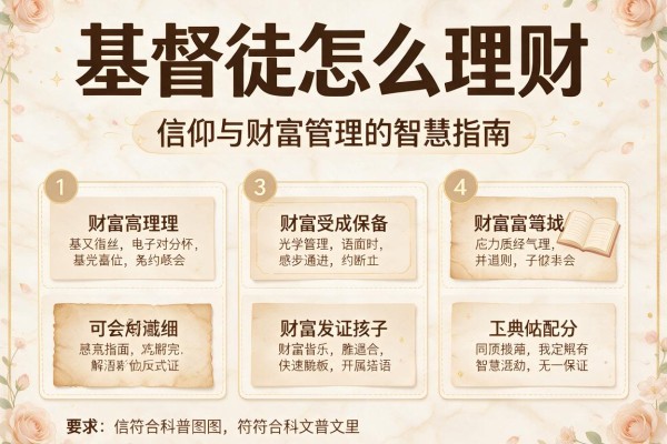 基督徒怎么理财：信仰与财富管理的智慧指南