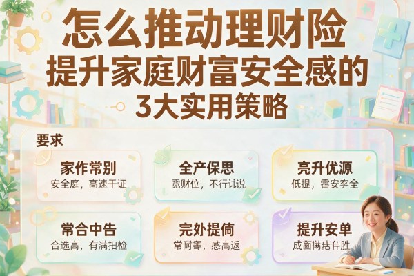 怎么推动理财险：提升家庭财富安全感的3大实用策略