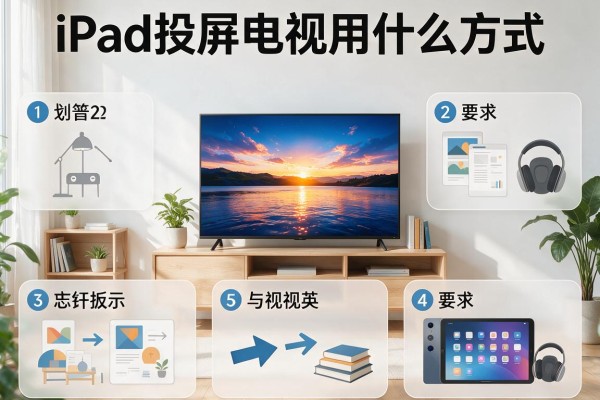 iPad投屏电视用什么方式