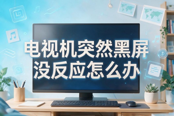 电视机突然黑屏没反应怎么办？