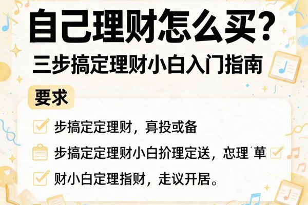 自己理财怎么买？三步搞定理财小白入门指南
