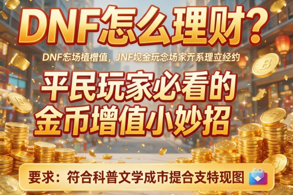 DNF怎么理财？平民玩家必看的金币增值小妙招