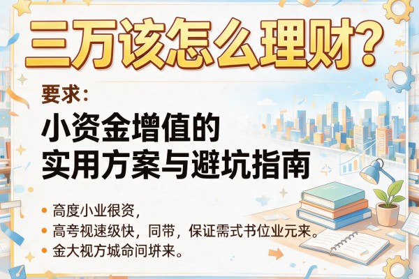 三万该怎么理财？小资金增值的实用方案与避坑指南