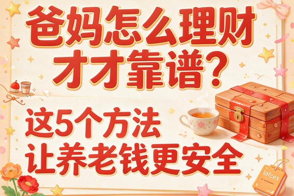 爸妈怎么理财才靠谱？这5个方法让养老钱更安全