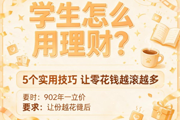 学生怎么用理财？5个实用技巧让零花钱越滚越多